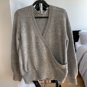American Threads Cozy Wrap Sweater